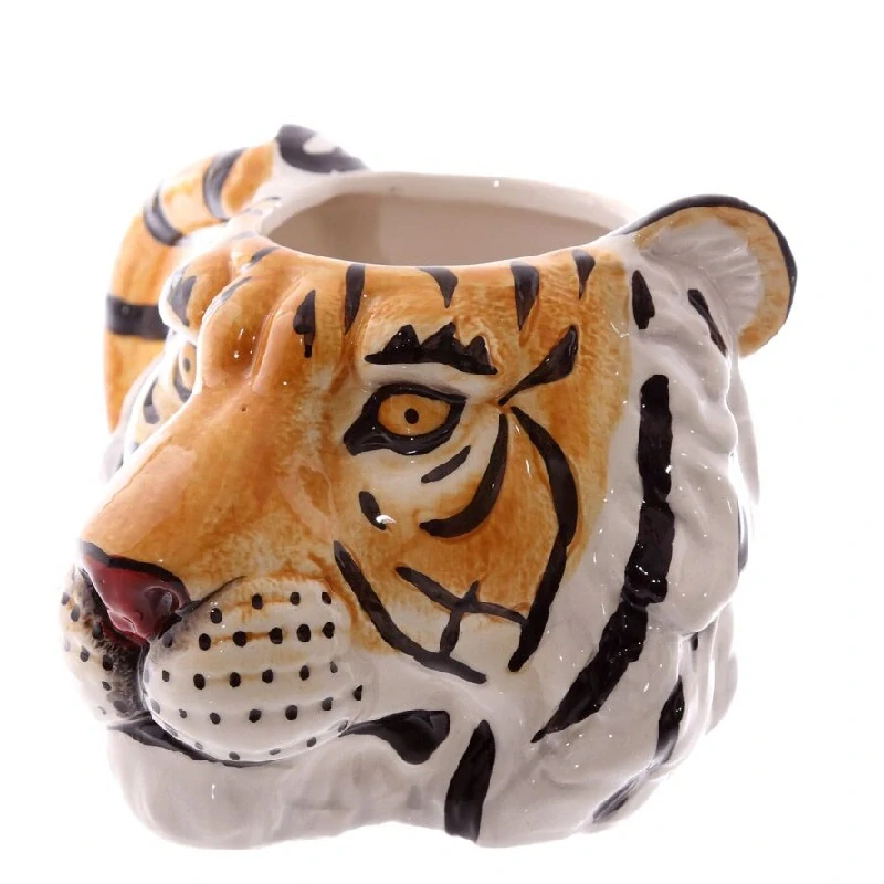 Originálny keramický hrnček - Hlava tigra