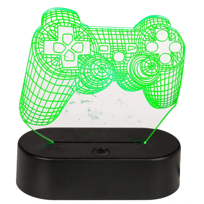 USB lampička s 3D ilúziou pre hráčov - Gamepad (Game Controller)