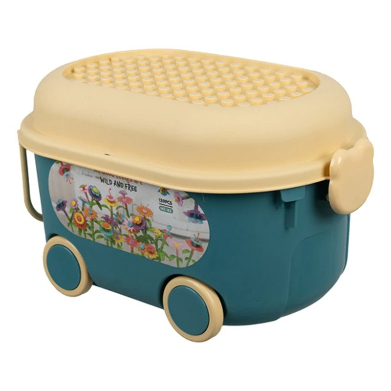 Stavebnica 3D bloky 139 dielikov 26331 – Kvetinová záhrada