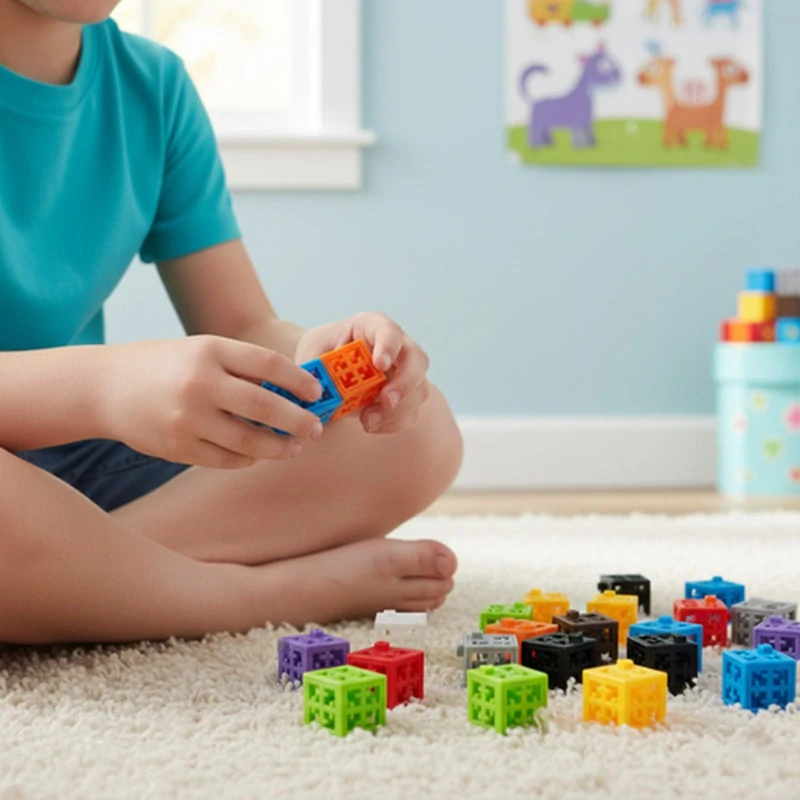 Stavebnica s kreatívnymi blokmi 2x2x2 cm 160 ks – Kruzzel 26377