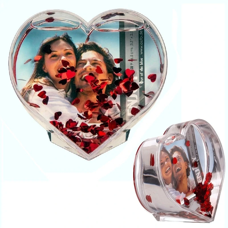 Balíček z lásky FOR YOU – mini krištáľová ruža a fotorámik – Darot