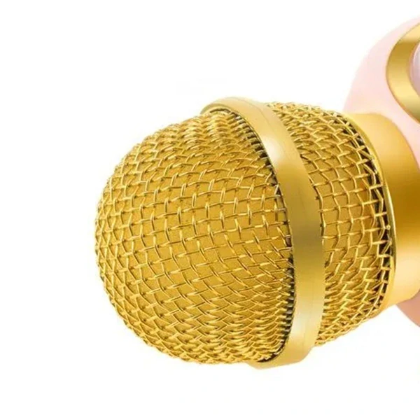 Bezdrôtový karaoke mikrofón pre deti s reproduktorom – ružový, Bluetooth