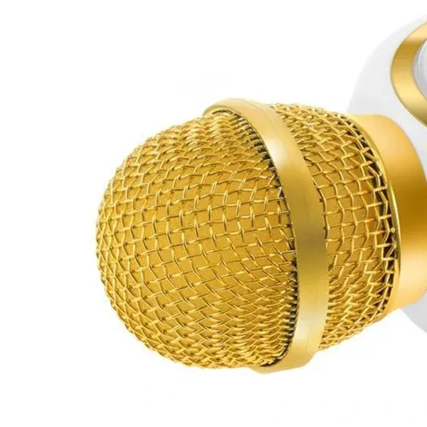Bezdrôtový karaoke mikrofón pre deti s reproduktorom – biely, Bluetooth