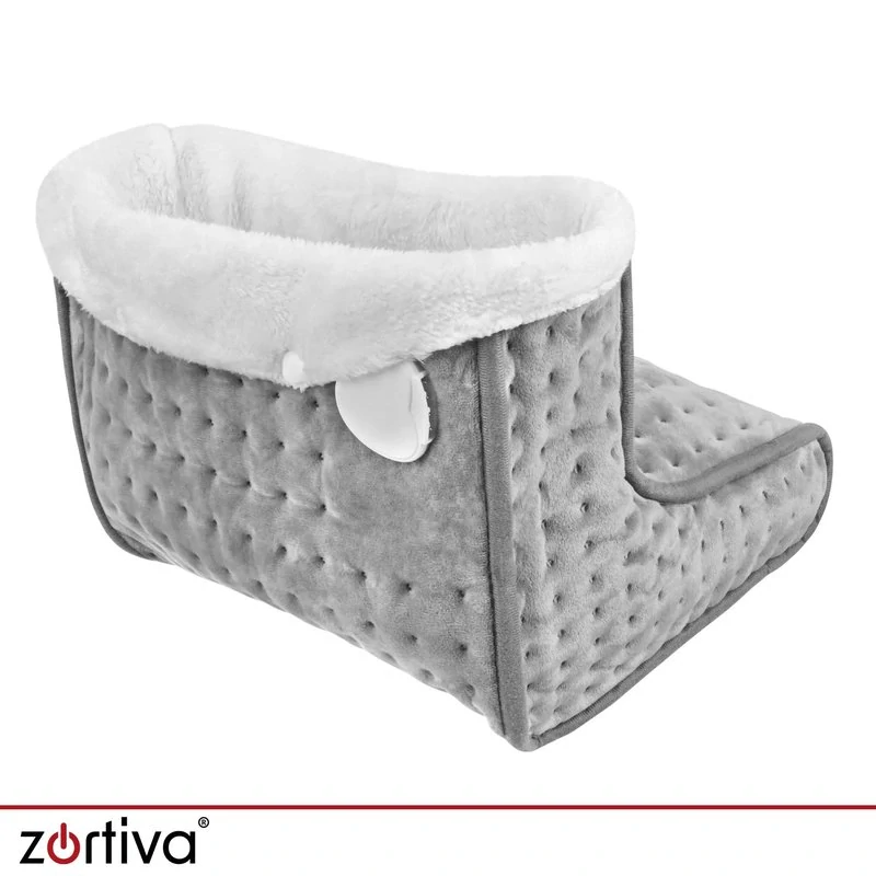 Elektrický ohrievač na obe nohy Zortiva 30 × 30 cm – časovač a 10 stupňov