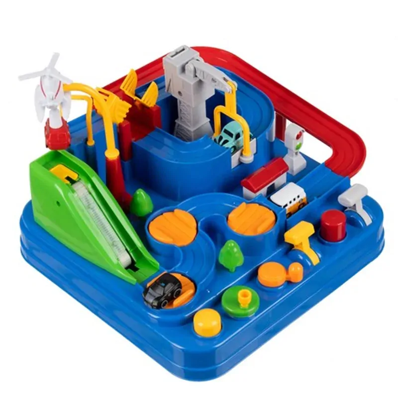 Mechanická interaktívna autodráha 4 autíčka - Car adventure