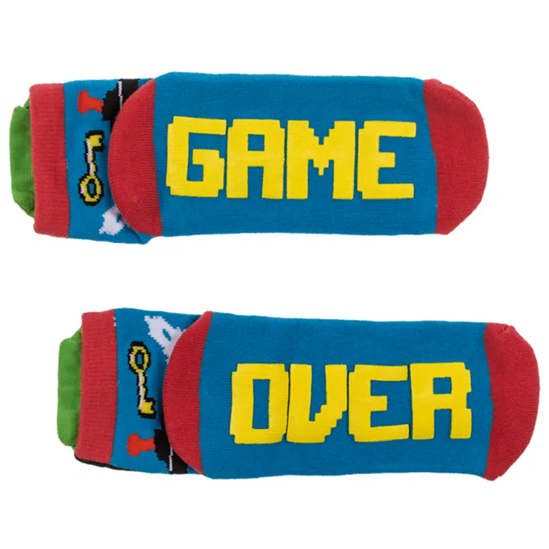 Protiskluzové hravé ponožky - GAME OVER vel.36-45