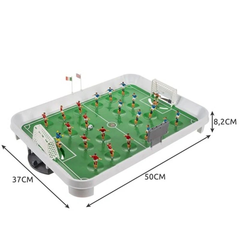 Stolný futbal pre dvoch s vlajkami