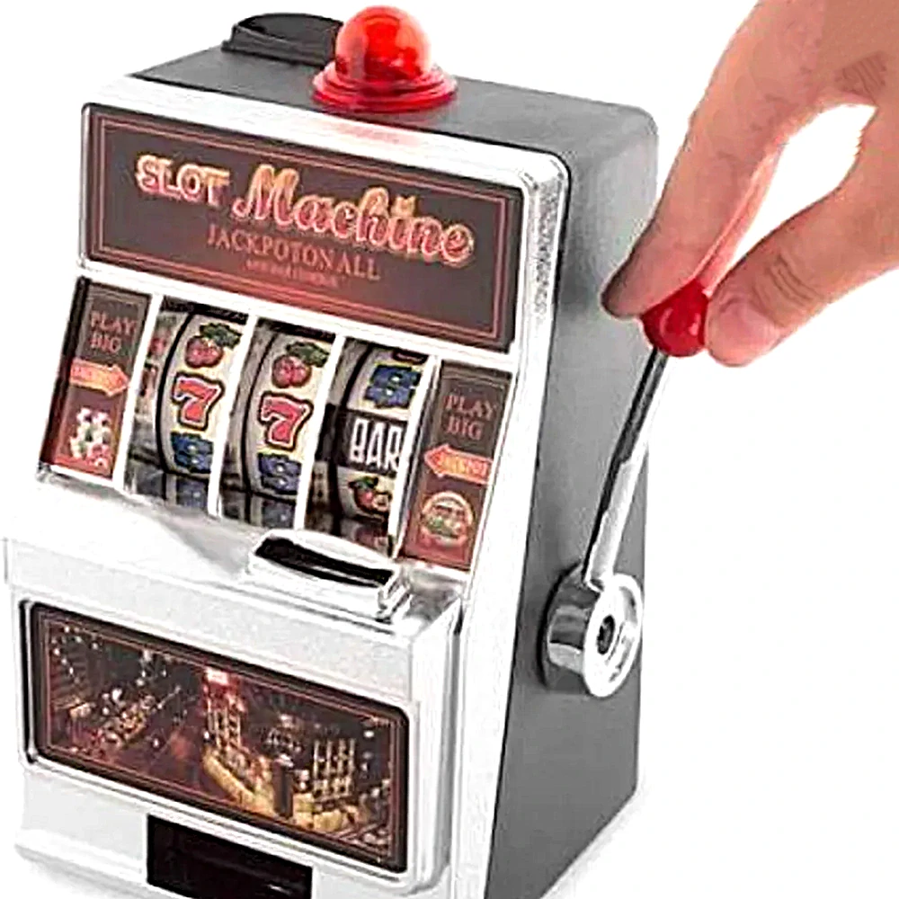 Kasička herný automat s LED a zvukom – Sparautomat Jackpot