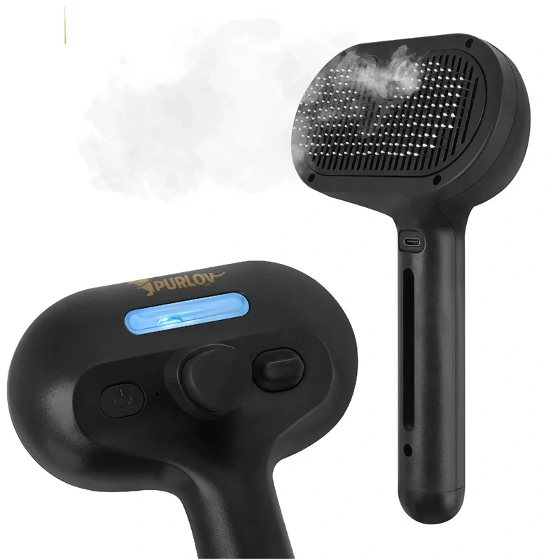 Parný kefač pre psov a mačky 26905 – elektrický, samočistiaci, USB-C nabíjanie