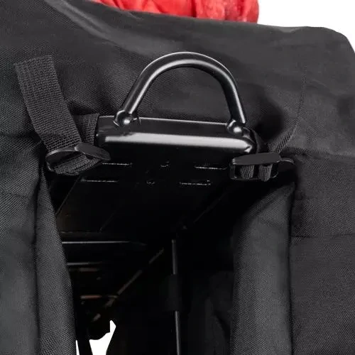Obojstranná taška na bicykel Trizand 60 l vodeodolná s pláštenkou – pre cykloturistiku aj každodennú jazdu