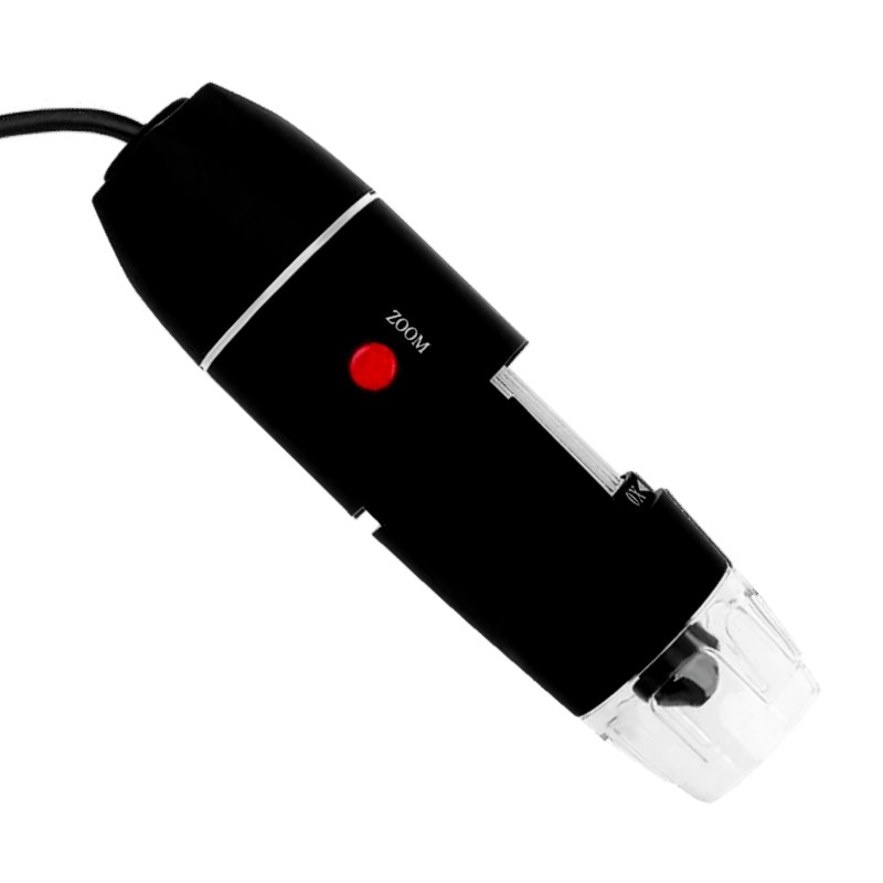 USB digitálny mikroskop k PC, 8LED osvetlenie - ZOOM 0x-1600x