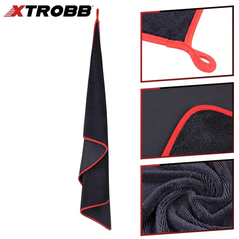Uterák na sušenie auta z mikrovlákna Xtrobb 90 × 60 cm, 600 GSM