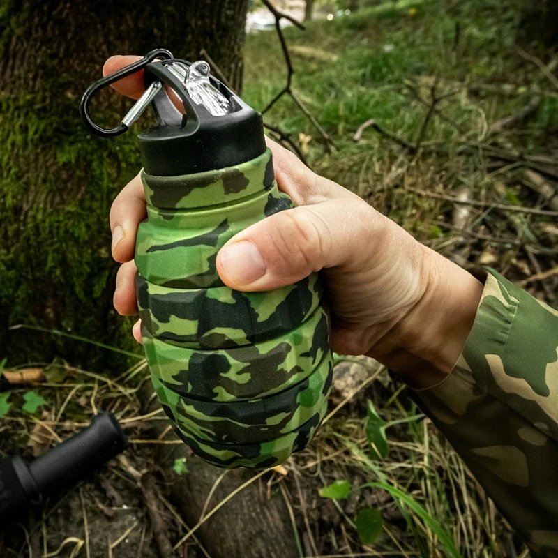 Skladacia fľaša 0,58 l - Granát
