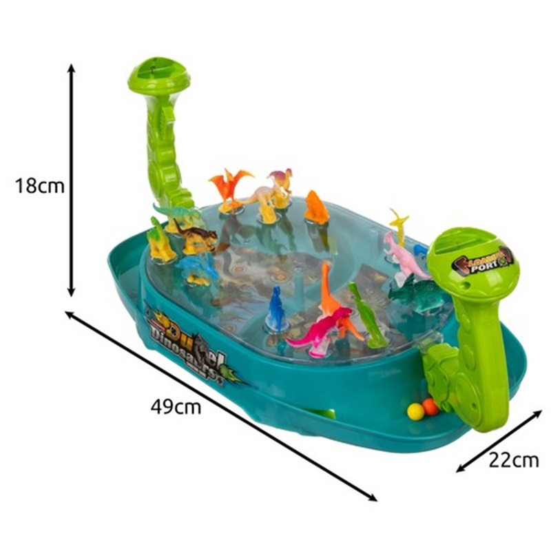 Stolná arkádová strieľacia hra pre dvoch – Dinosauria bitka