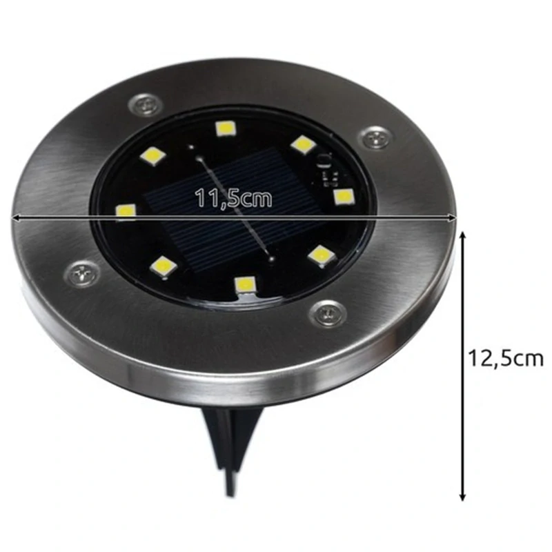 Solárne záhradné osvetlenie GARDLOV 24001 – 12 elegantných LED lámp