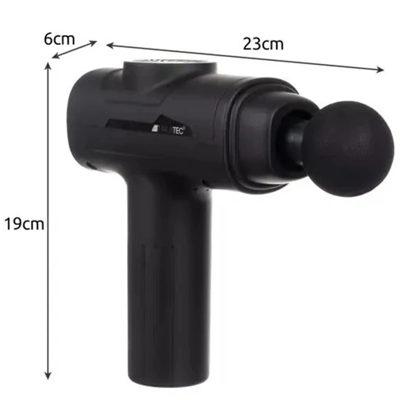 Masážna pištoľ 8 hrotov 23642 – 6 intenzít, 4 h výdrž, prenosné puzdro