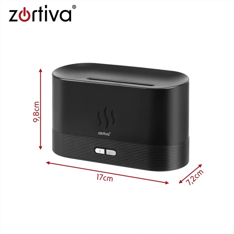 Aróma difuzér a zvlhčovač s efektom plameňa Zortiva 180 ml