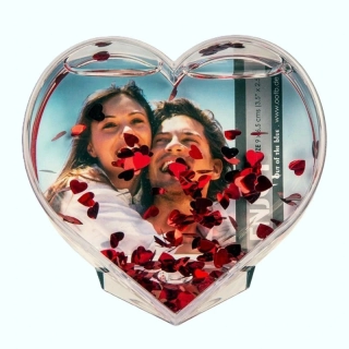 Fotorámik plávajúce srdiečkové trblietky - MALÉ SRDCE