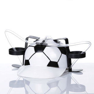 Pivná prilba - helma futbalová lopta