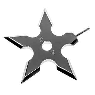 Ninja vešiak vrhacia hviezdica - SHURIKEN