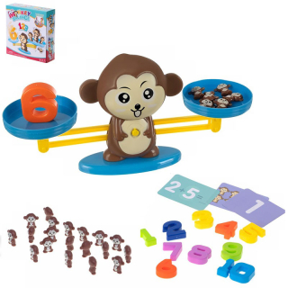 Matematika hrou počítaním opičiek - opičia váha