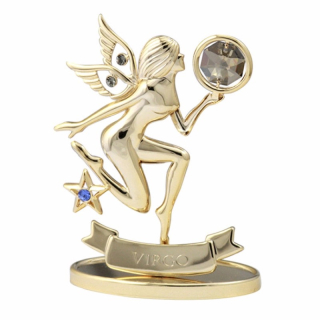 Znamenie zverokruhu Crystocraft PANNA - zlatistá