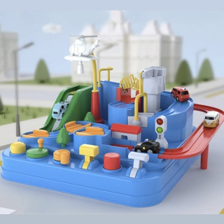 Mechanická interaktívna autodráha 4 autíčka - Car adventure