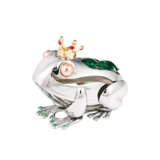 Žabiak so zlatou korunkou, zakliaty princ Crystocraft - strieborná