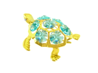 Korytnačka Crystocraft - zlatistá