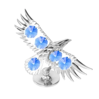 Letiaci OREL Crystocraft - strieborná