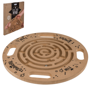 Veľký balančný labyrint pre 4 ruky DISC MAZE - hra pre 1-4 hráčov