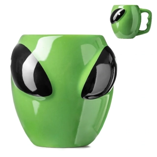 Mimozemský hrnček Alien 450 ml - zelený