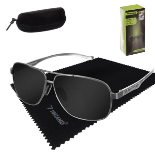 Polarizačné slnečné okuliare UV 400 Trizand - strieborné