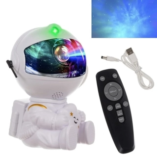 Laserový projektor hviezdnej oblohy s diaľkovým ovládaním – Sediaci astronaut