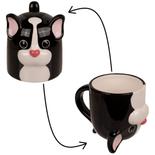 Hrnček postavený na hlavu Doggy Style - Roztomilý psík