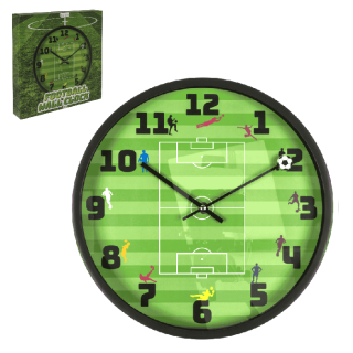 Hodiny pre futbalistu – Futbalové ihrisko, lopta na ručičke