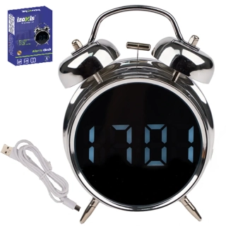 Veľký digitálny retro budík 16 cm – Izoxis 26337