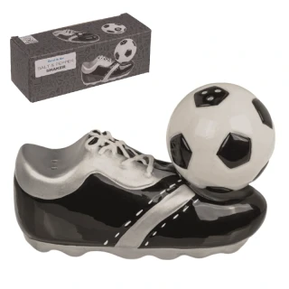 Soľnička a korenička - Futbalová lopta a kopačka s magnetom