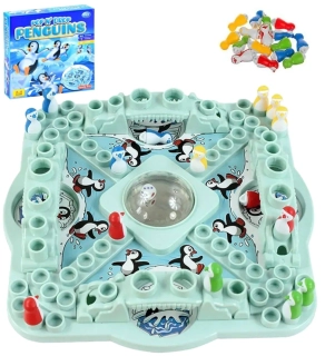 Arkádová hra Preteky tučniakov – rodinná spoločenská hra