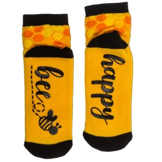 Protišmykové ponožky Bee Happy – darček pre včelára a milovníkov prírody