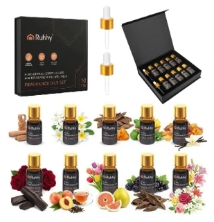 Vonné oleje do difuzéra sada 10 × 10 ml 27222 – elegantná magnetická krabička