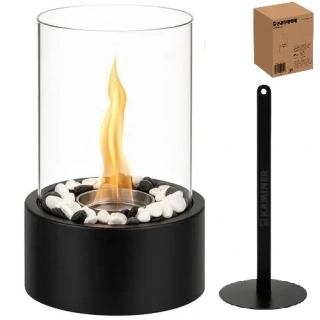 Biokrb 28 × 16 cm 26300 – voľne stojaci, sklenený, bez komína