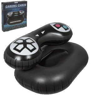 Nafukovacie herné kreslo Gamepad - originálny darček pre hráčov