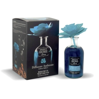 Aróma difuzér s kvetinou Sweet Home - Stredomorský Bergamot 250 ml