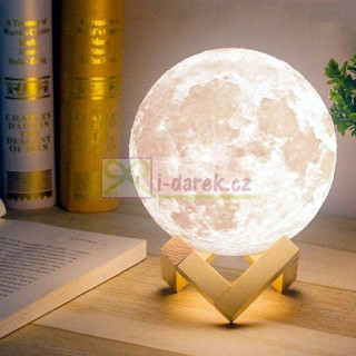 Lampička LUNA 15cm - svietiaci Mesiac