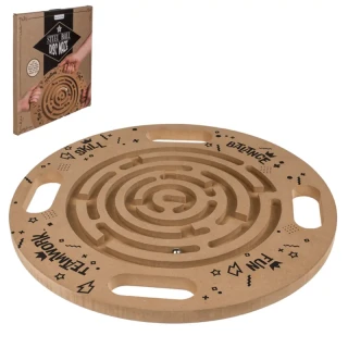Veľký balančný labyrint pre 4 ruky DISC MAZE - hra pre 1-4 hráčov
