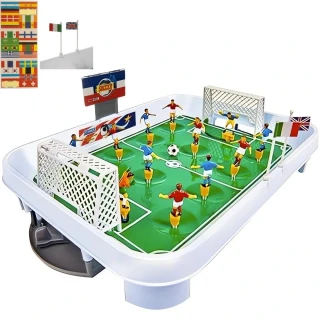 Stolný futbal pre dvoch s vlajkami