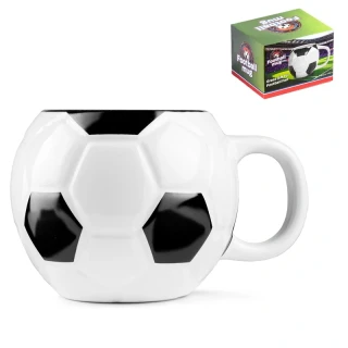 Hrnček pre futbalistu v krabičke - Futbalová lopta