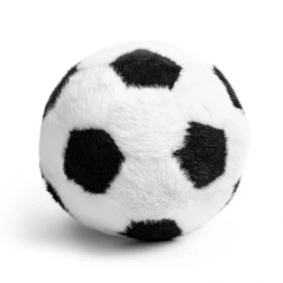 Plyšová futbalová lopta 15 cm – bezpečná hra doma